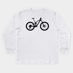 Trek Slash Mountain Bike Silhouette Kids Long Sleeve T-Shirt